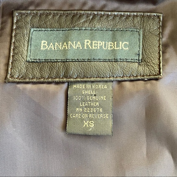 Banana Republic Leather Jacket - Picture 2 of 10
